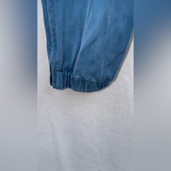 LOFT Utility Jogger Pants Women 4 Blue Belted NWOT - Picture 4 of 7